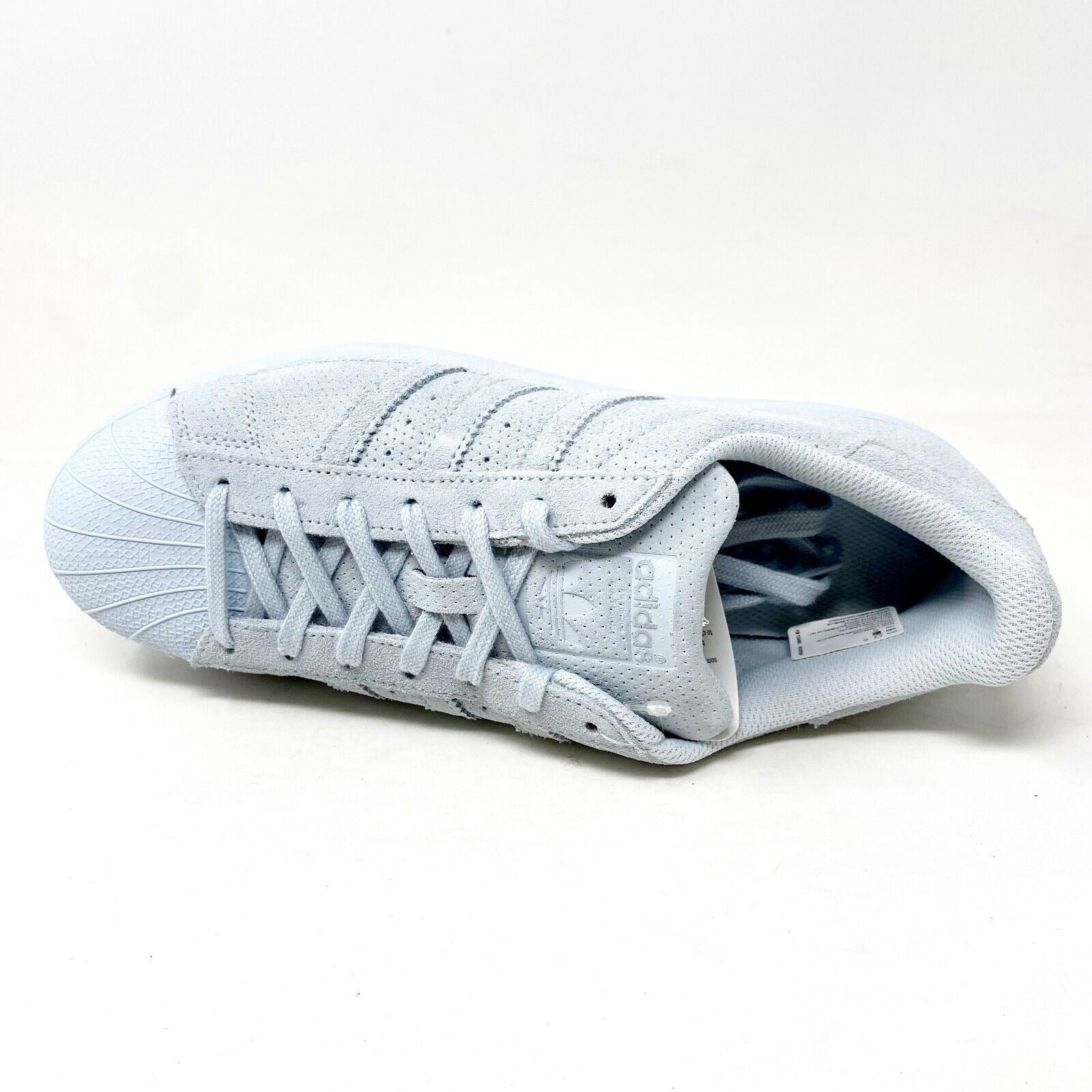 Adidas Originals Superstar RT Mono Halo Blue Mens Suede Casual Sneakers AQ4168