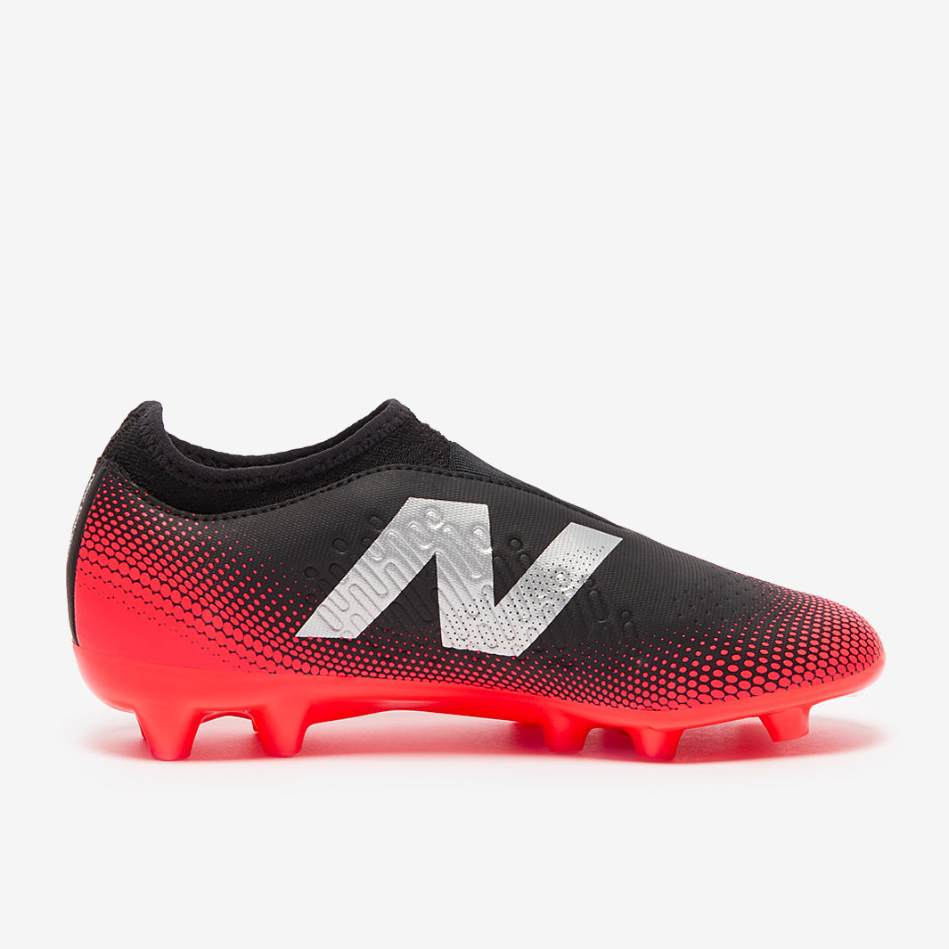 New Balance Kids Tekela V4+ Magique FG - Black/Energy Red/Hi