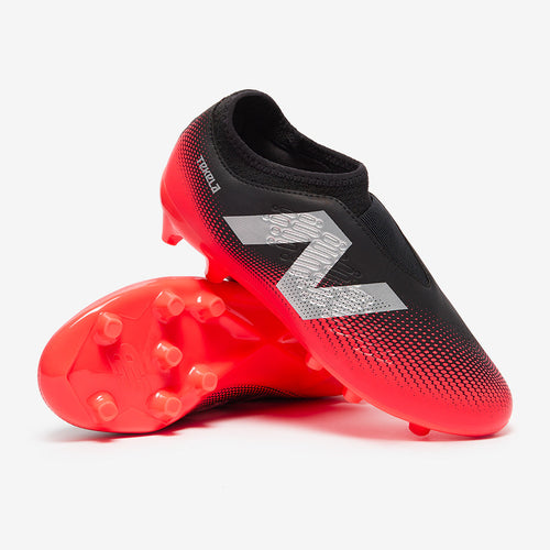 New Balance Kids Tekela V4+ Magique FG - Black/Energy Red/Hi