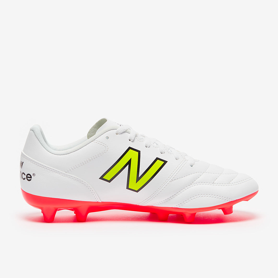 New Balance 442 V2 Academy FG - White/Energy Red/Hi