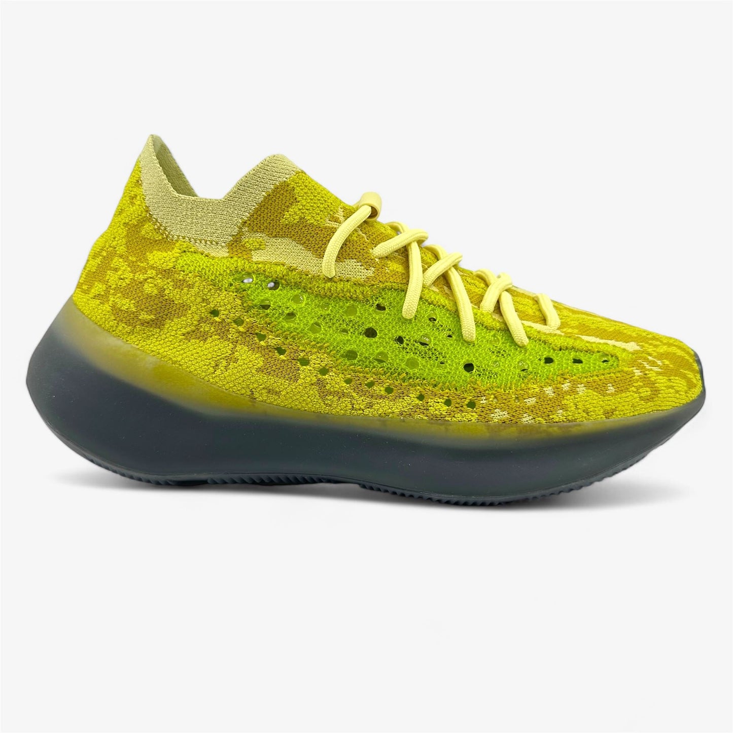 Yeezy Boost 380 Hylte Glow Green Mens Athletic Sneaker