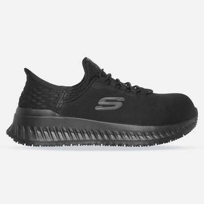Women's Wide Fit Skechers 108152EC Slip-ins Work Tilido Ombray Safety Trainers