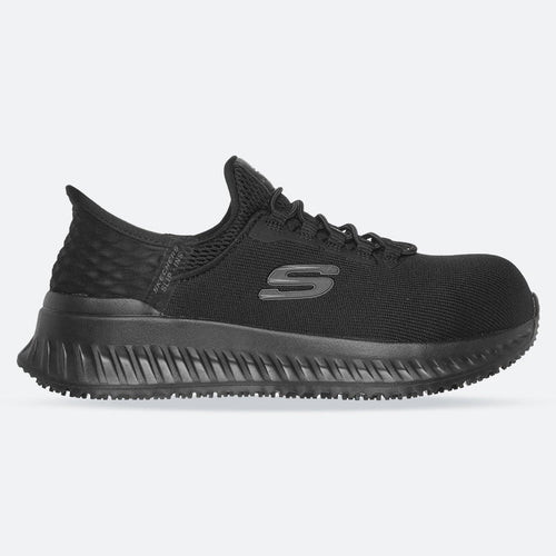 Women's Wide Fit Skechers 108152EC Slip-ins Work Tilido Ombray Safety Trainers