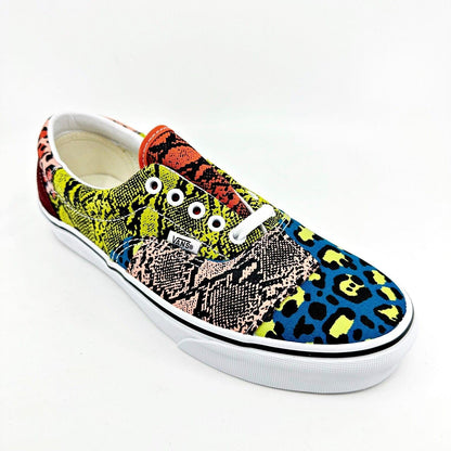 Vans Era Patchwork Leopard Snake Multicolor Womens Casual Shoes