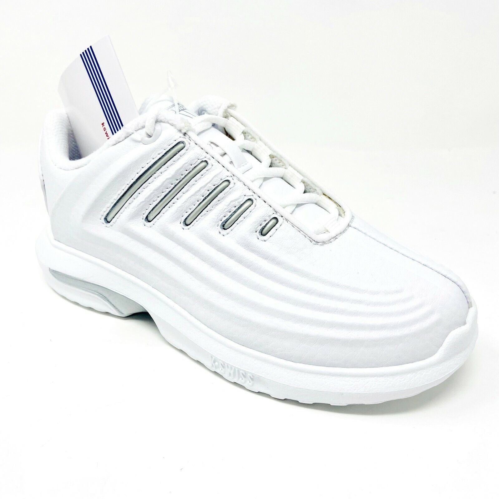 K-Swiss Maxon White Platinum Child Kids Casual Sneakers 5697147