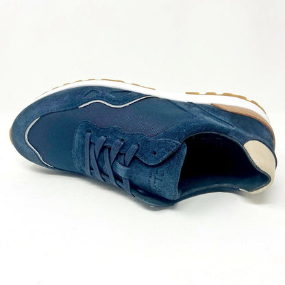 Clae Hayden Deep Navy Suede Mens Premium Casual Sneakers