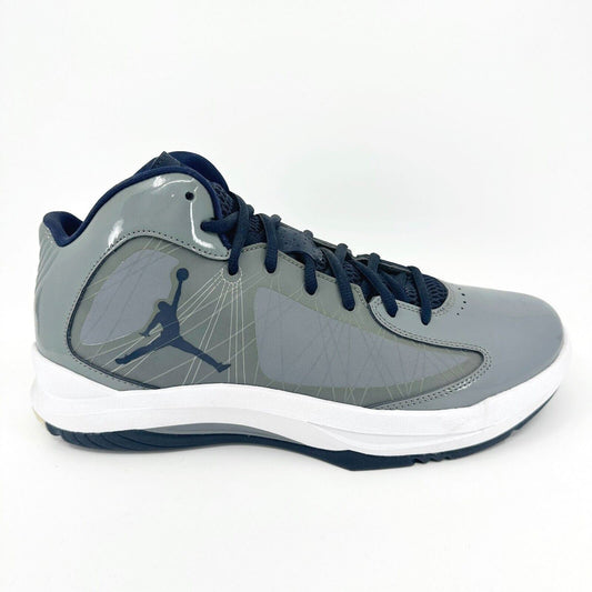 Jordan Aero Flight Cool Grey Obsidian White Mens Basketball Sneakers 524959 007