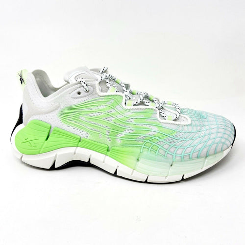 Reebok Zig Kinetica II Neon Mint True Grey Womens Running Sneakers FX9406