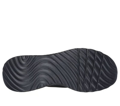 Women's Wide Fit Skechers 117497W Bobs Sport Squad Waves Trainers