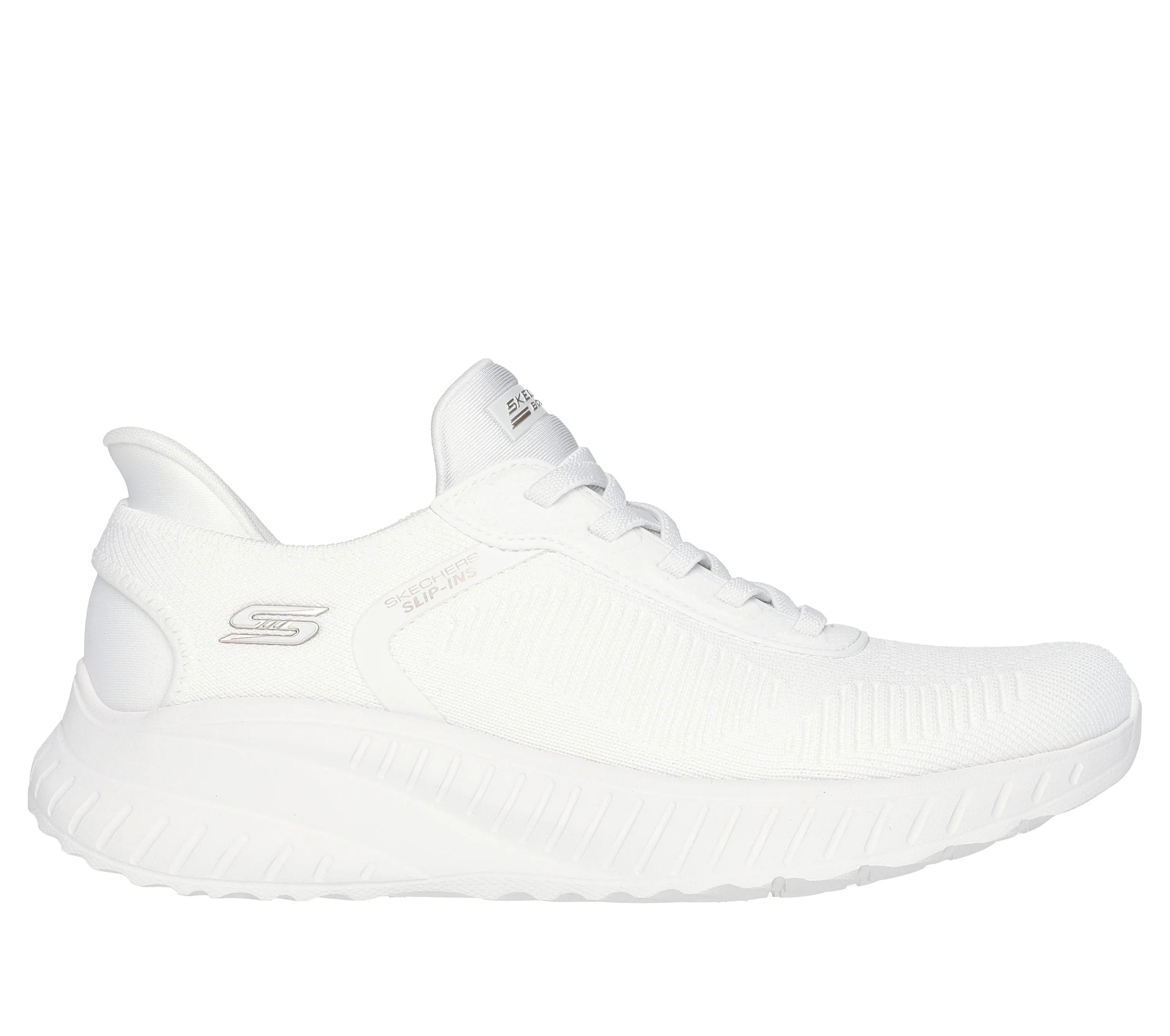 Women's Wide Fit Skechers 117497W Slip-ins Sport Squad Chaos Trainers