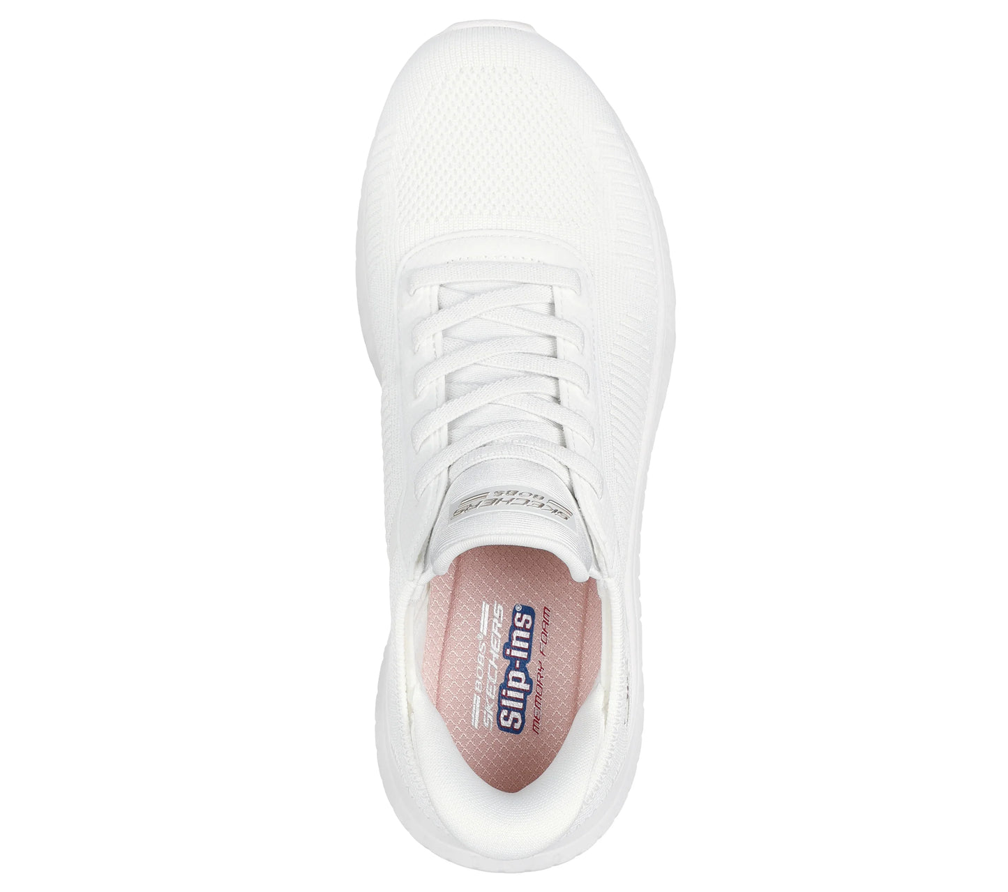 Women's Wide Fit Skechers 117497W Slip-ins Sport Squad Chaos Trainers