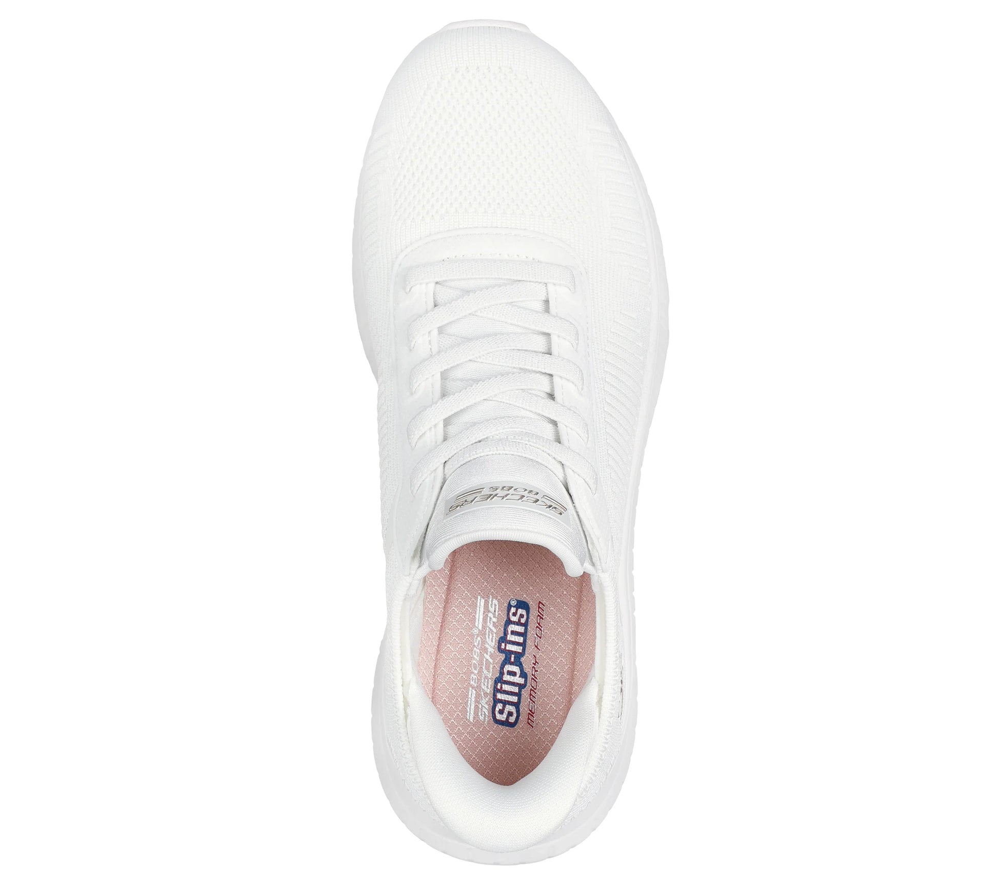 Women's Wide Fit Skechers 117497W Slip-ins Sport Squad Chaos Trainers