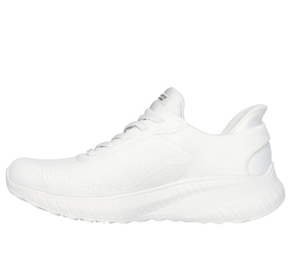 Women's Wide Fit Skechers 117497W Slip-ins Sport Squad Chaos Trainers