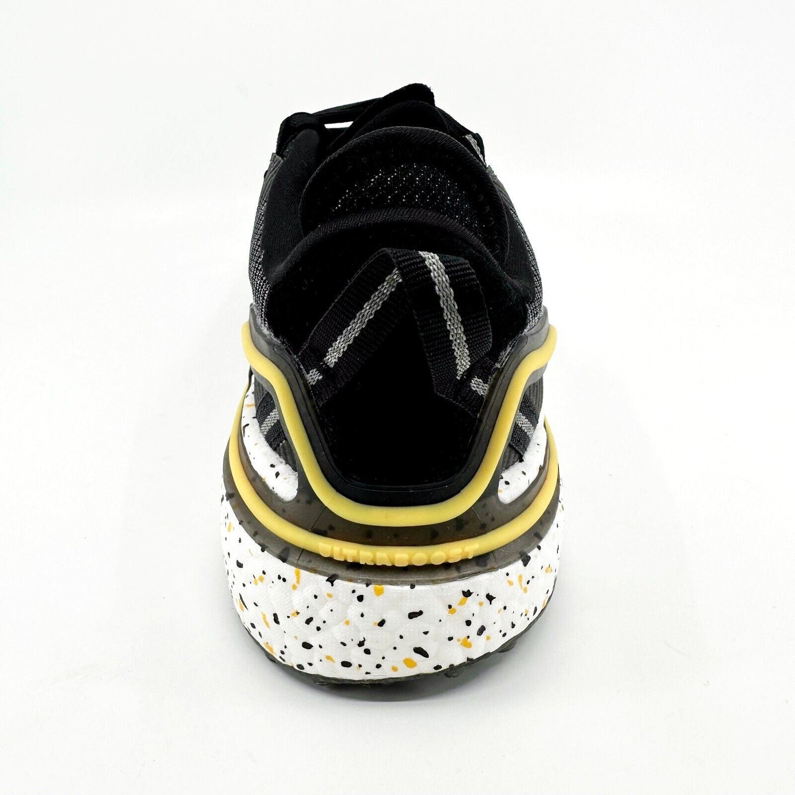 Adidas Solarthon Boost Black Gold Mens Spikeless Golf Shoes FZ1024