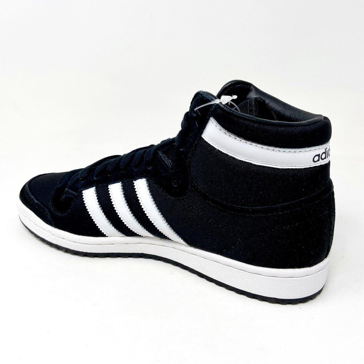 Adidas Originals Top Ten Hi Black White Mens Size 8 Retro Sneakers B27506