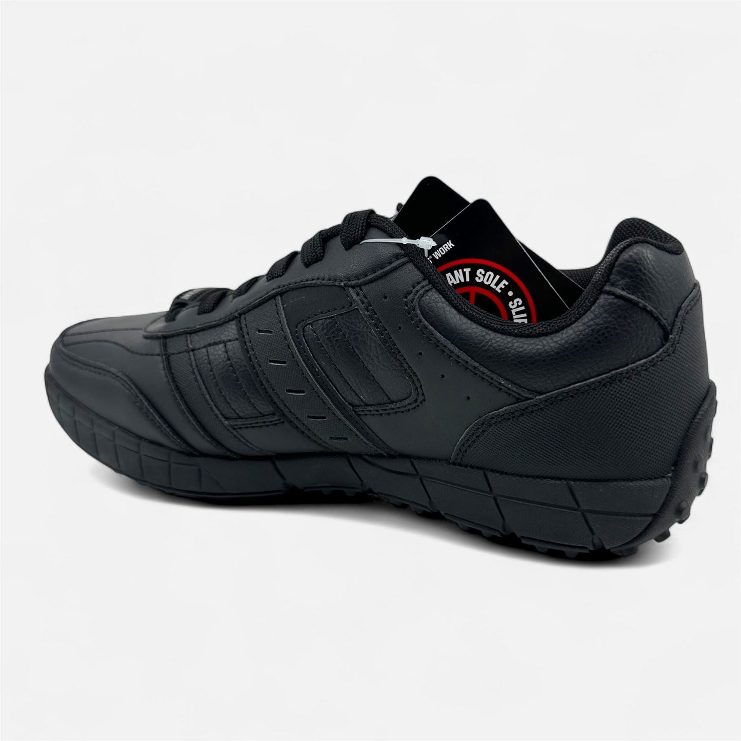 Skechers Elston 2.0 SR Black Mens Electrical Hazard Slip Resistant Sneaker