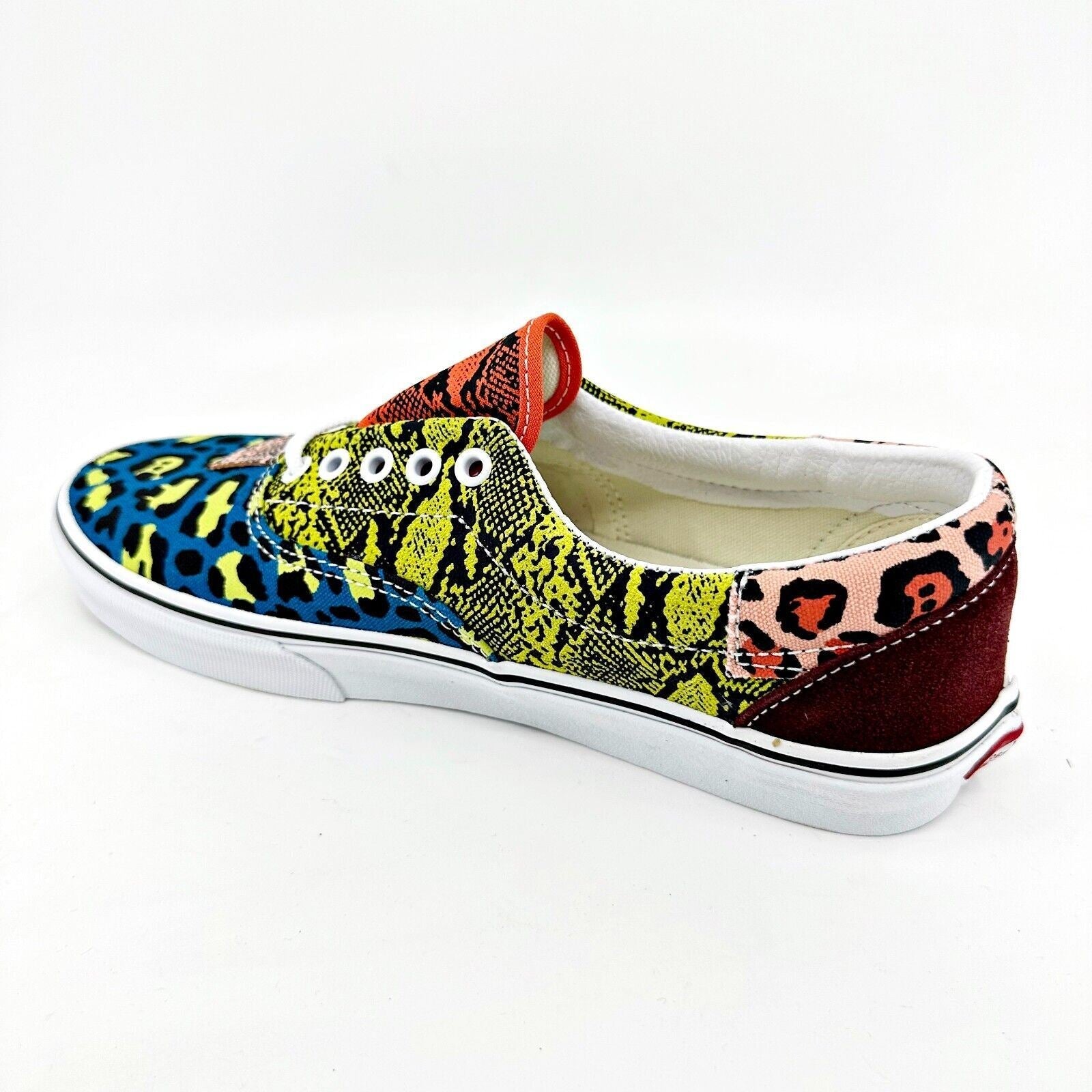 Vans Era Patchwork Leopard Snake Multicolor Womens Casual Shoes