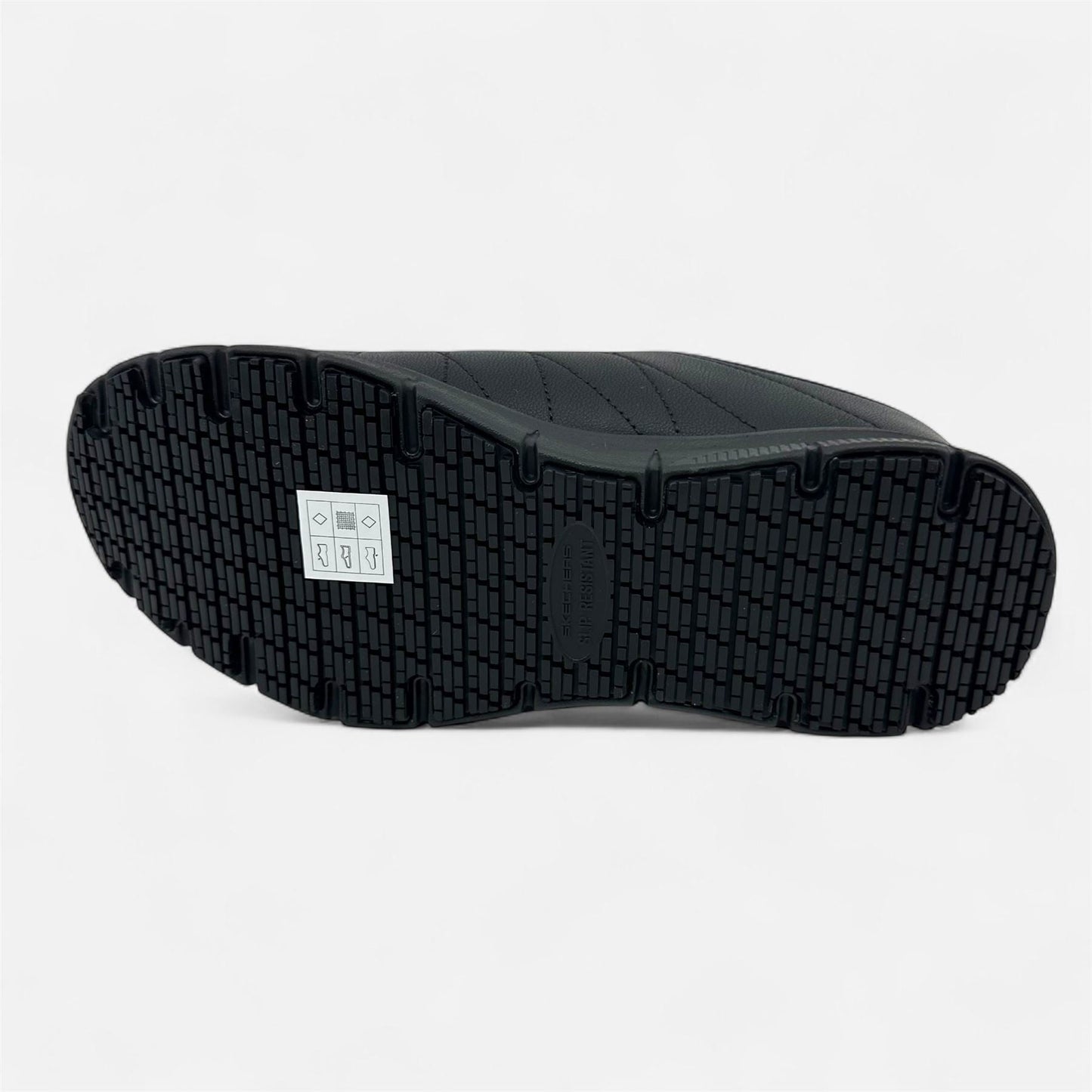 Skechers Nampa Beja Black Womens Electrical Hazard Slip Resistant Sneaker