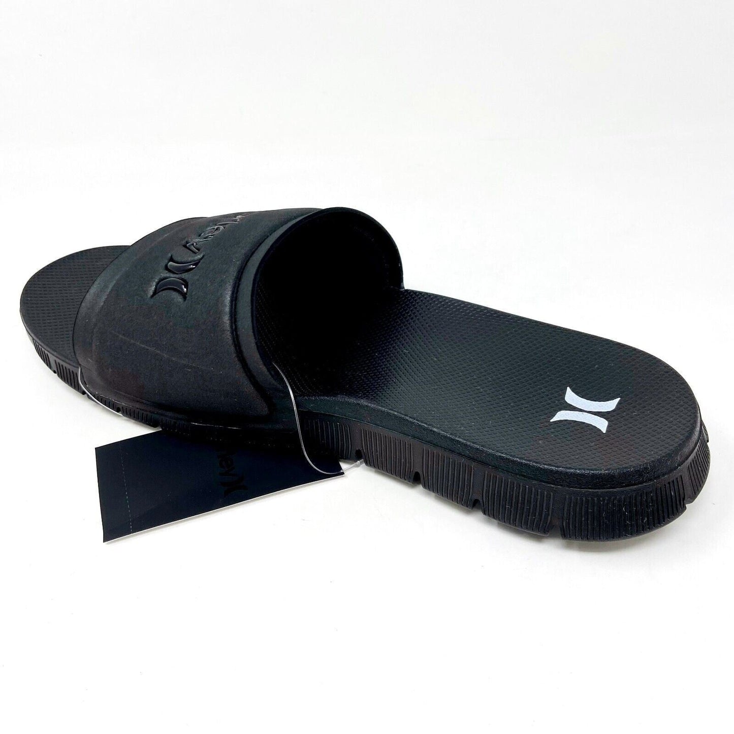 Hurley Fusion Slide Black Womens Size 11 Sandals Slide AJ0058 010