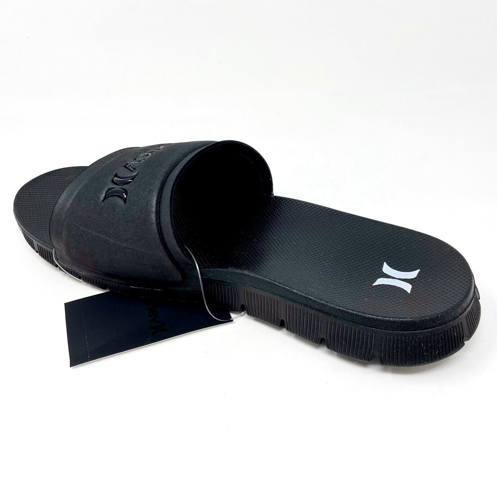 Hurley Fusion Slide Black Womens Size 11 Sandals Slide AJ0058 010