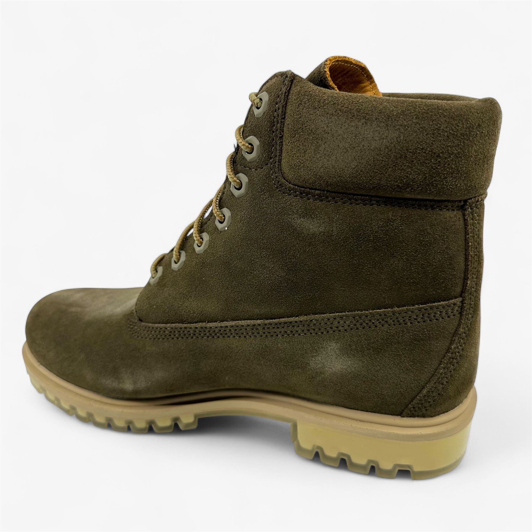 Timberland 6 Inch Premium Dark Olive Green Mens Boot Waterproof Combat