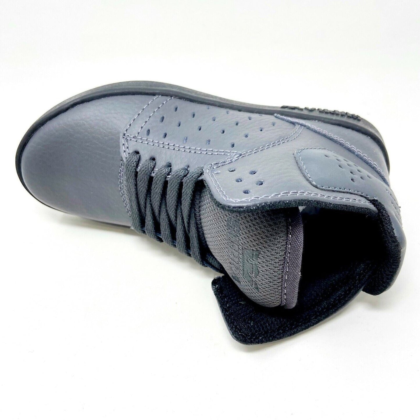 Supra Atom Magnet Gray Black Kids Size 13 Casual Sneakers SK91026