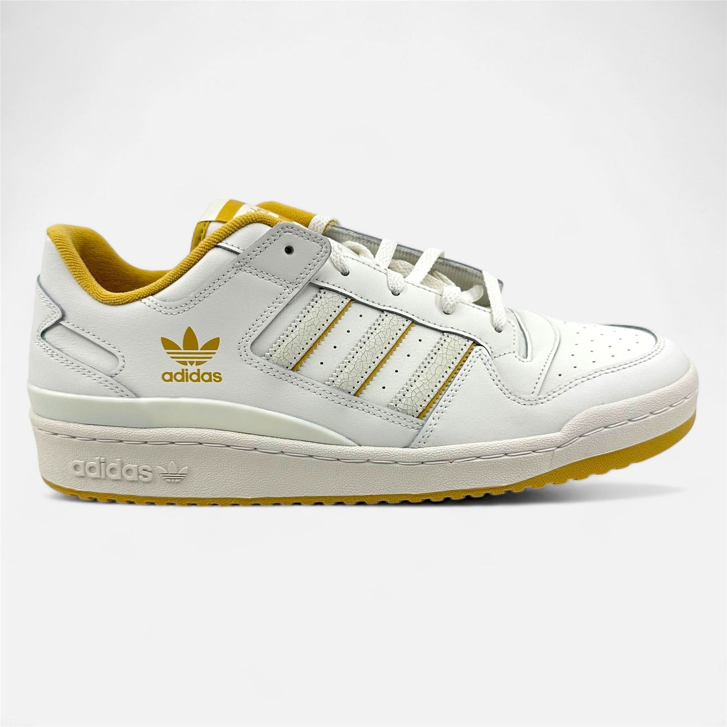 Adidas Forum Low CL Cloud White Oat Mens Size 13 Athletic Sneaker