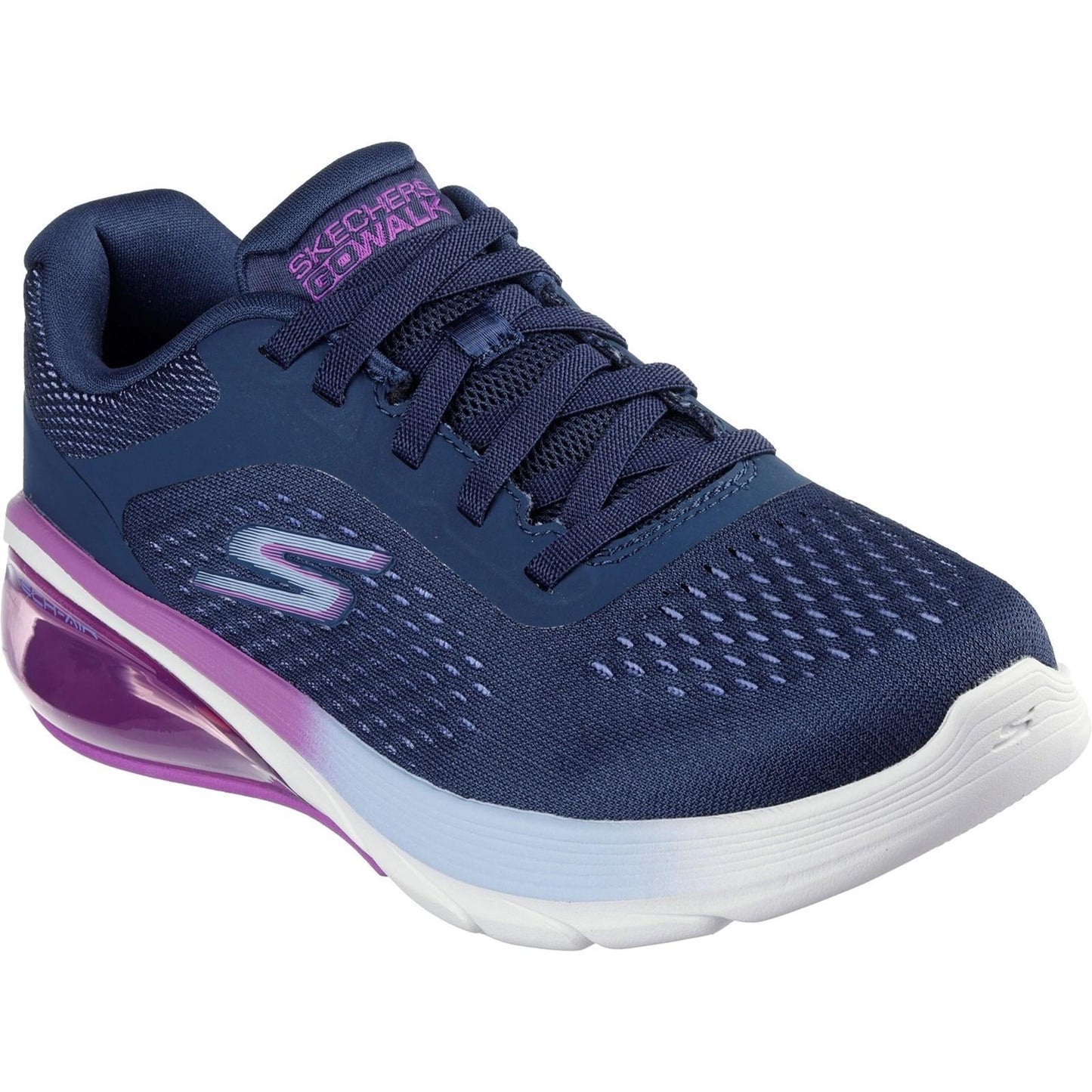 Women's Wide Fit Skechers 124375 Go Walk Air 3.0 Trainers