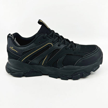 Skechers Sierra Edge & Flow Black Womens Size 7.5 Athletic Sneakers