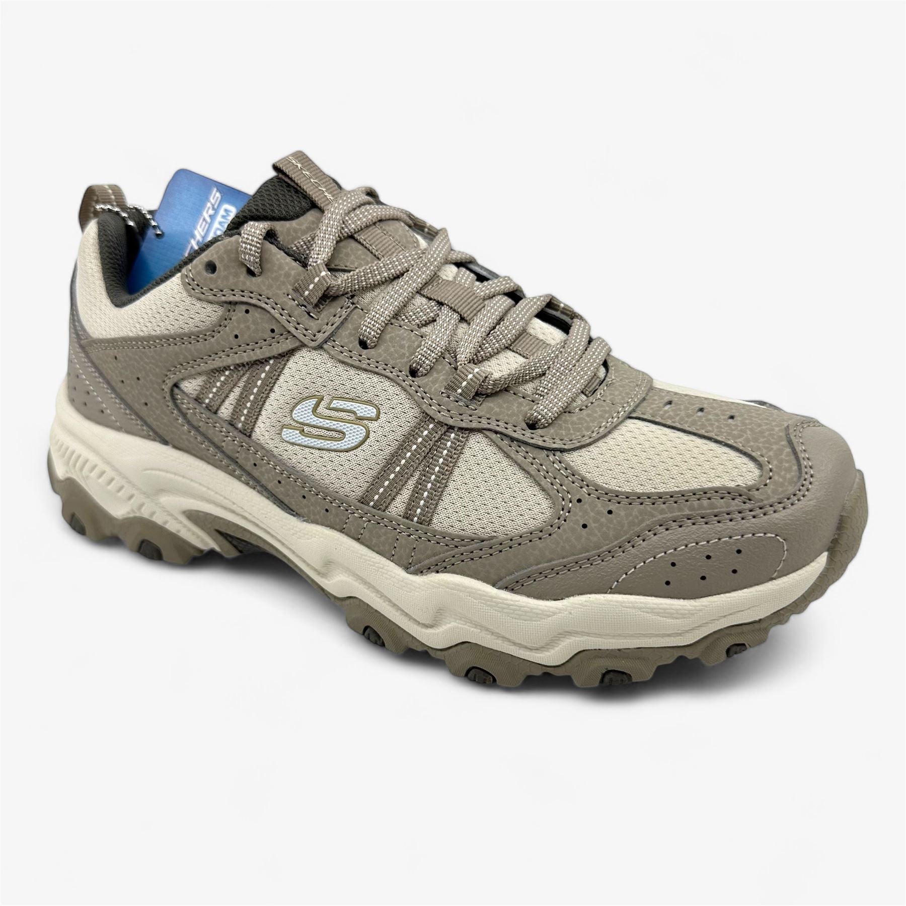 Skechers Stamina AT Natural Taupe Womens Athletic Sneaker