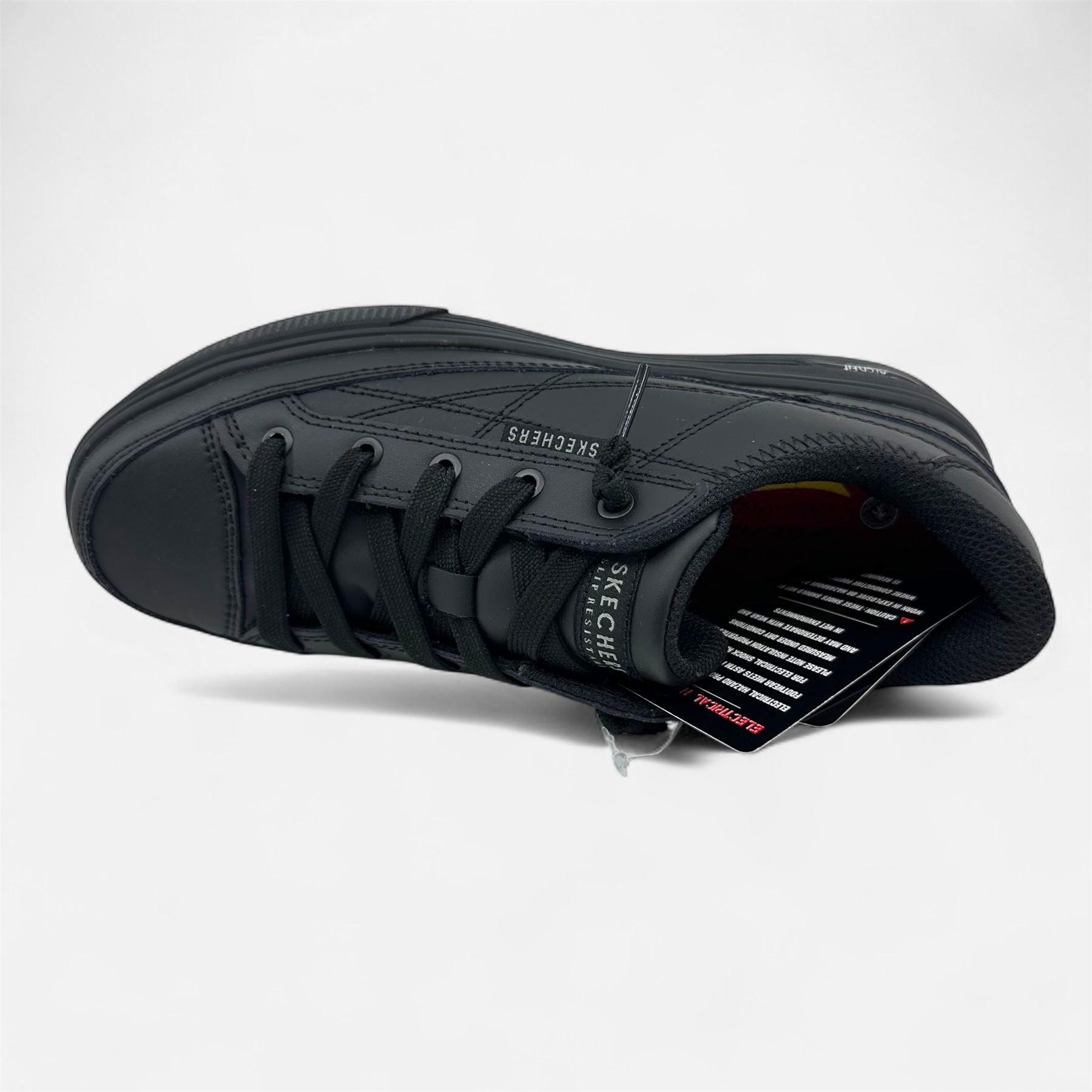 Skechers Arch Fit Arcade SR Black Womens Electrical Hazard Slip Resistant Sneaker
