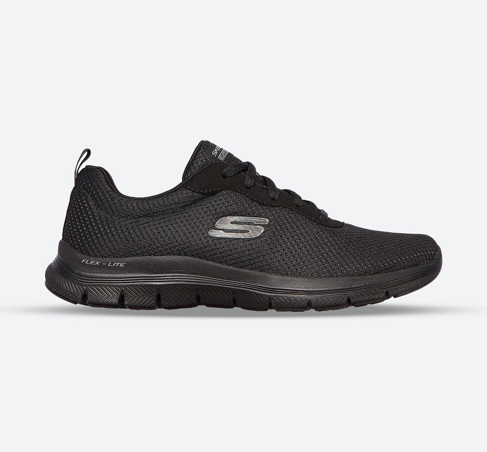 Womens Wide Fit Skechers Flex Appeal 4.0 149303 Brilliant Walking Trainers