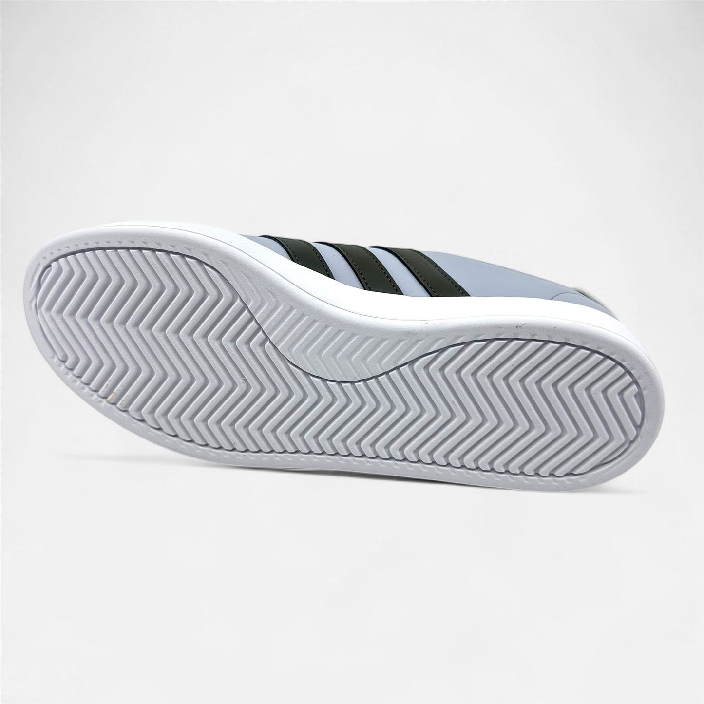 Adidas Grand Court 2.0 Halo Silver Shadow Olive Mens Athletic Sneaker