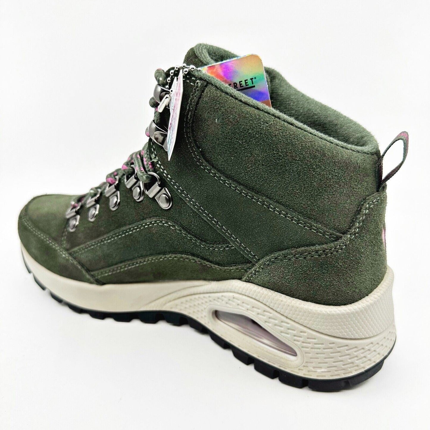 Skechers Uno Rugged Olive Green Womens Size 6.5 Hiker Sneakers