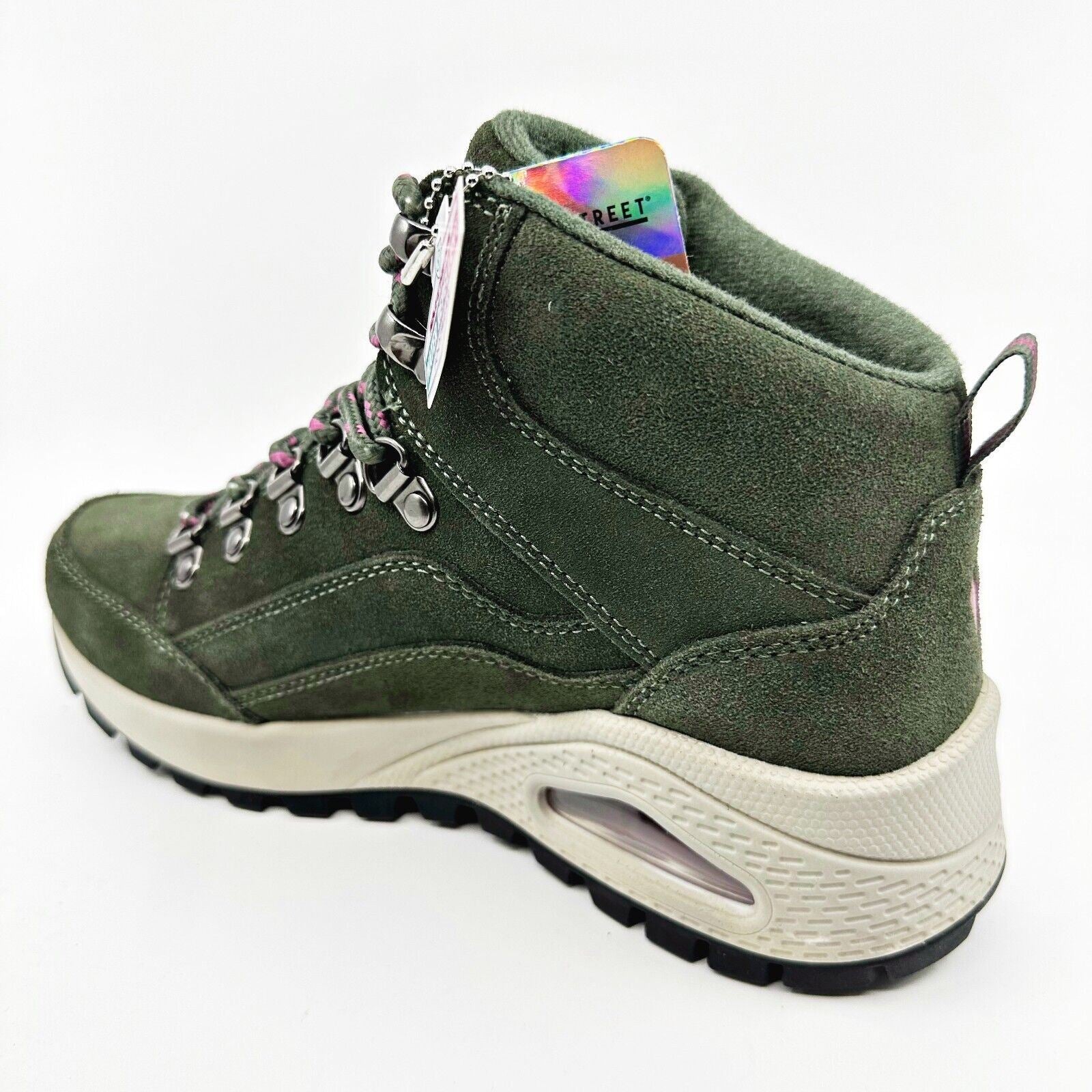 Skechers Uno Rugged Olive Green Womens Size 6.5 Hiker Sneakers
