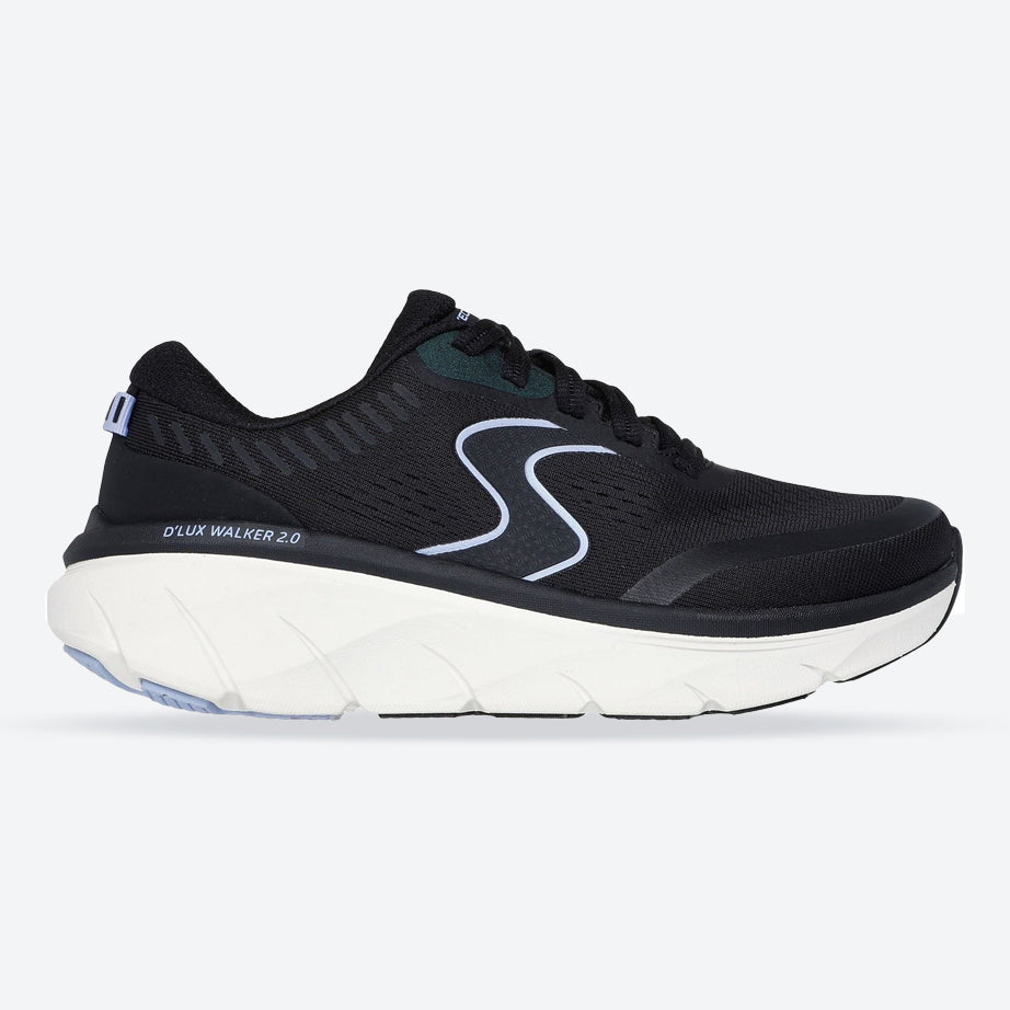 Women's Wide Fit Skechers 150007 D'lux Walker 2.0 Active Pace Trainers