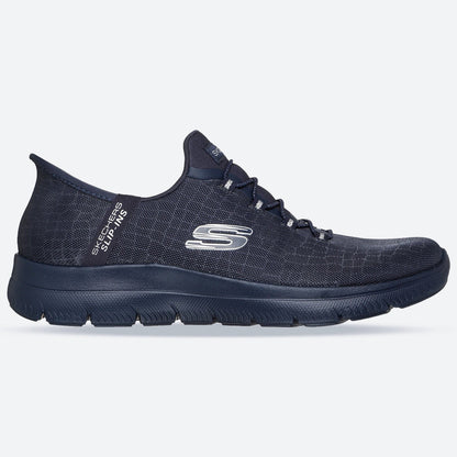 Women's Wide Fit Skechers 150128 Slip-ins Summits Classy Night Trainers