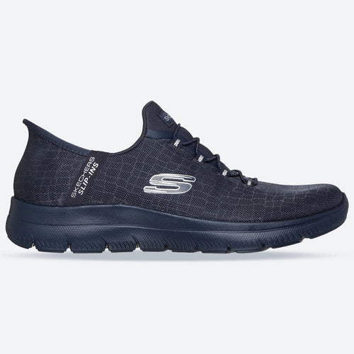 Women's Wide Fit Skechers 150128 Slip-ins Summits Classy Night Trainers