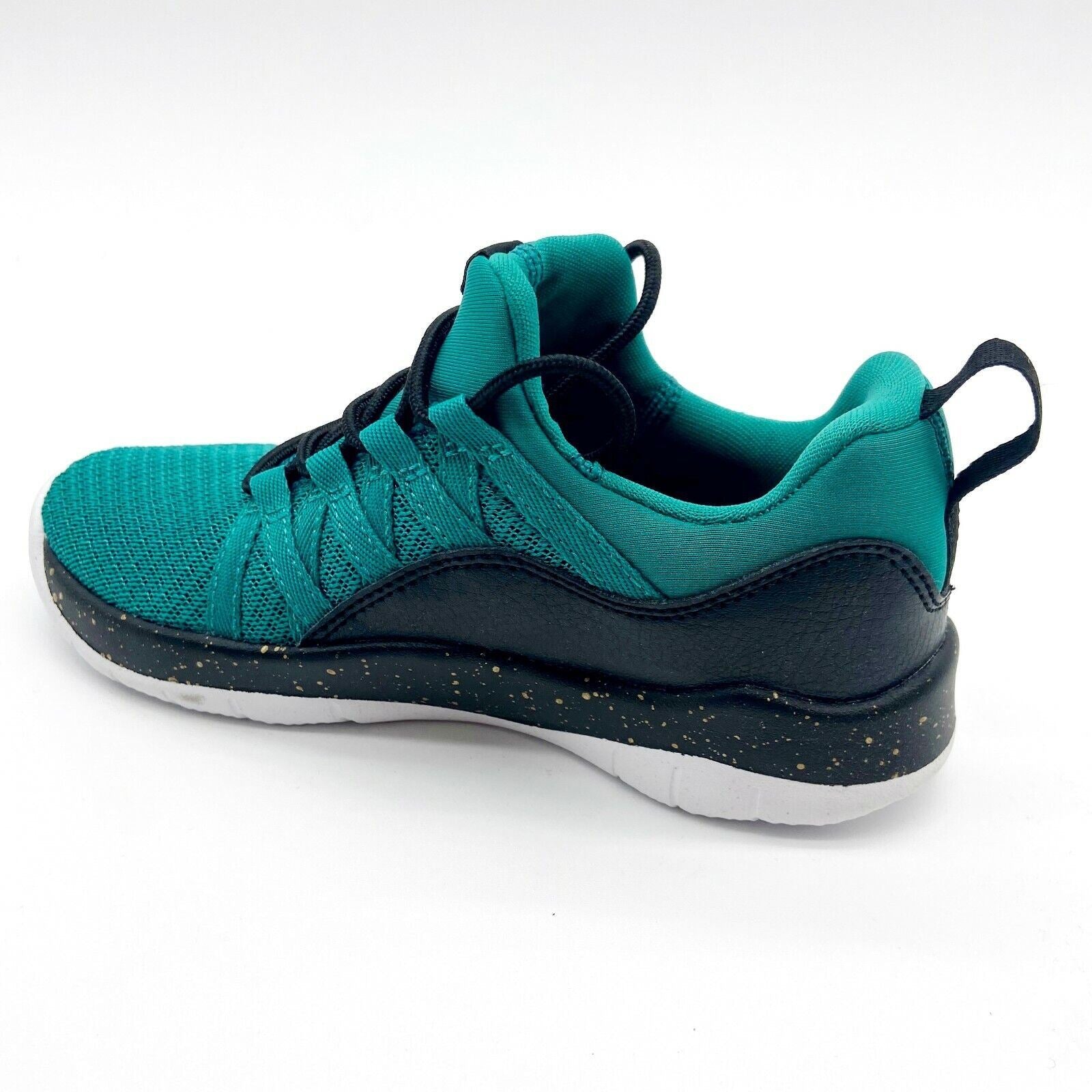 Jordan Deca Fly GP Rio Teal Metallic Gold Black Kids Sneakers 844373 300
