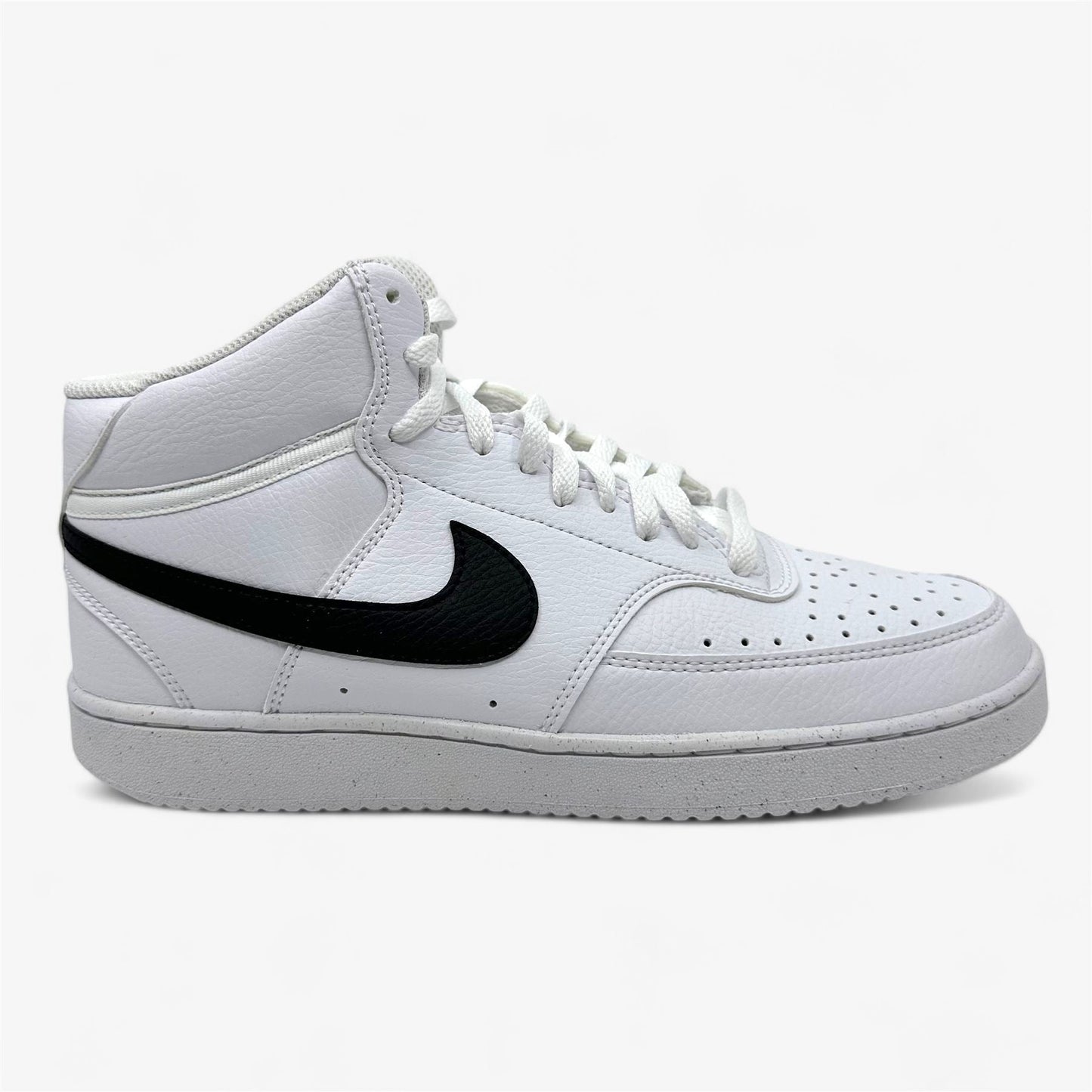 Nike Court Vision Mid NN White Black Mens Athletic Sneaker