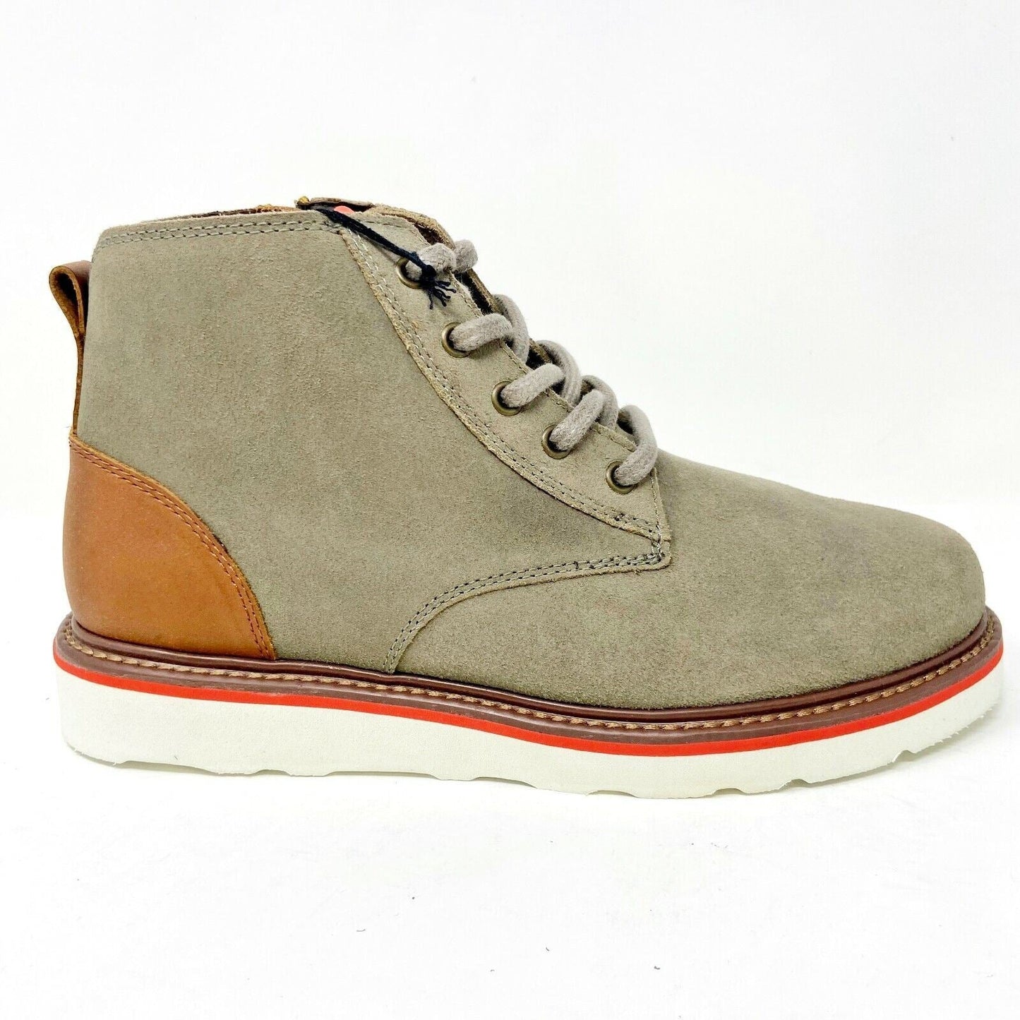 Clae Jackson Sage Waxed Suede Vibram Mens Casual Mid Top Shoes Sneakers