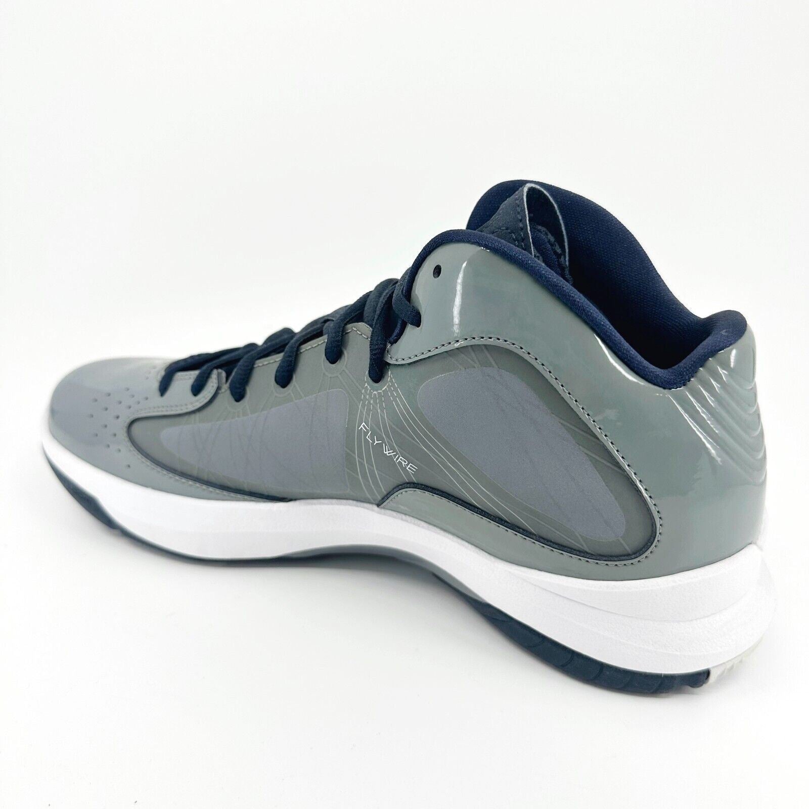 Jordan Aero Flight Cool Grey Obsidian White Mens Basketball Sneakers 524959 007