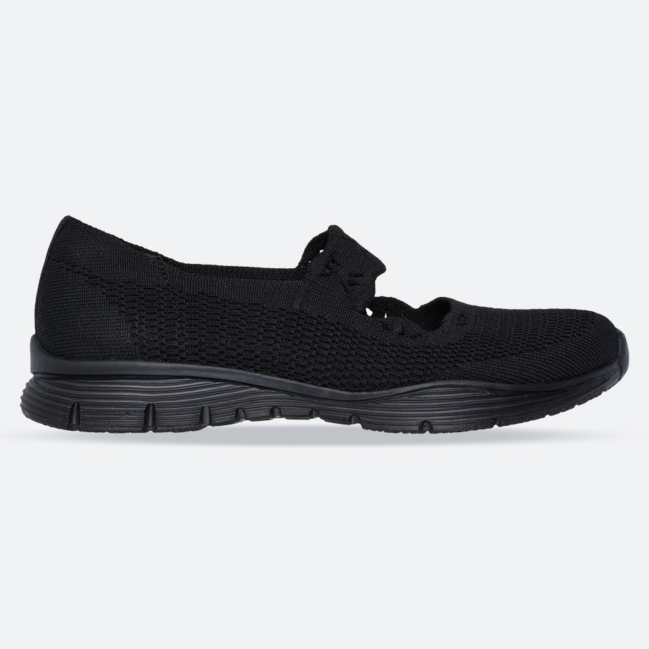Women's Wide Fit Skechers 159078 Seager Cute N' Coy Shoes
