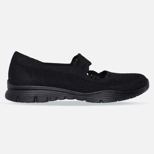 Women's Wide Fit Skechers 159078 Seager Cute N' Coy Shoes