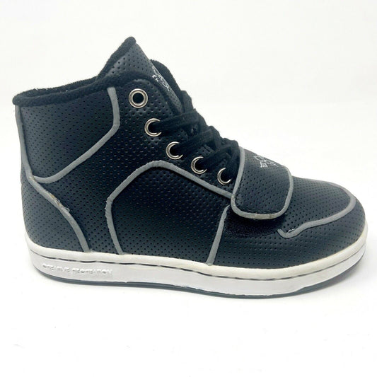 Creative Recreation Cesario Black Silver Youth Kids Sneakers