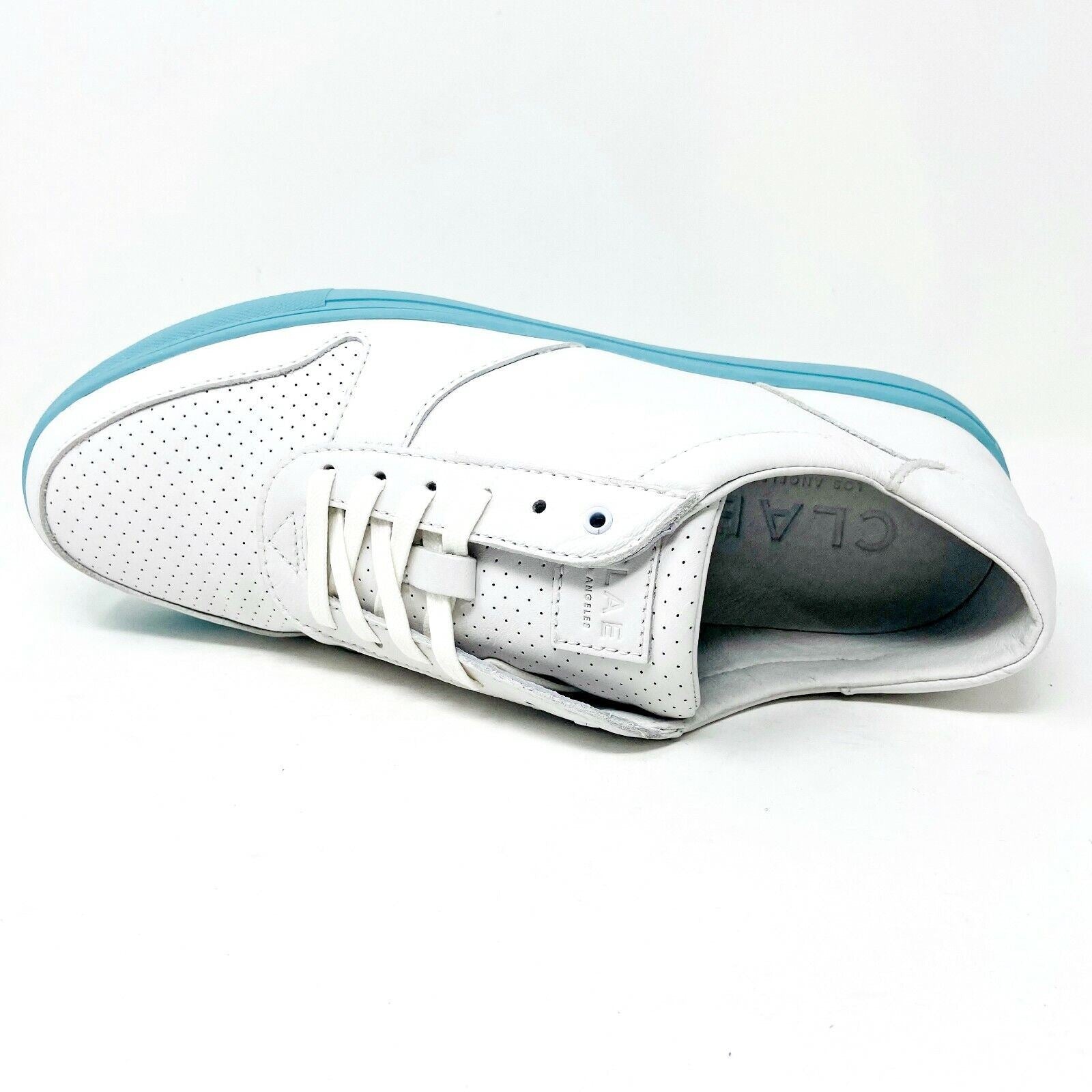 Clae Gregory White Seashell Mens Premium  Casual Sneakers