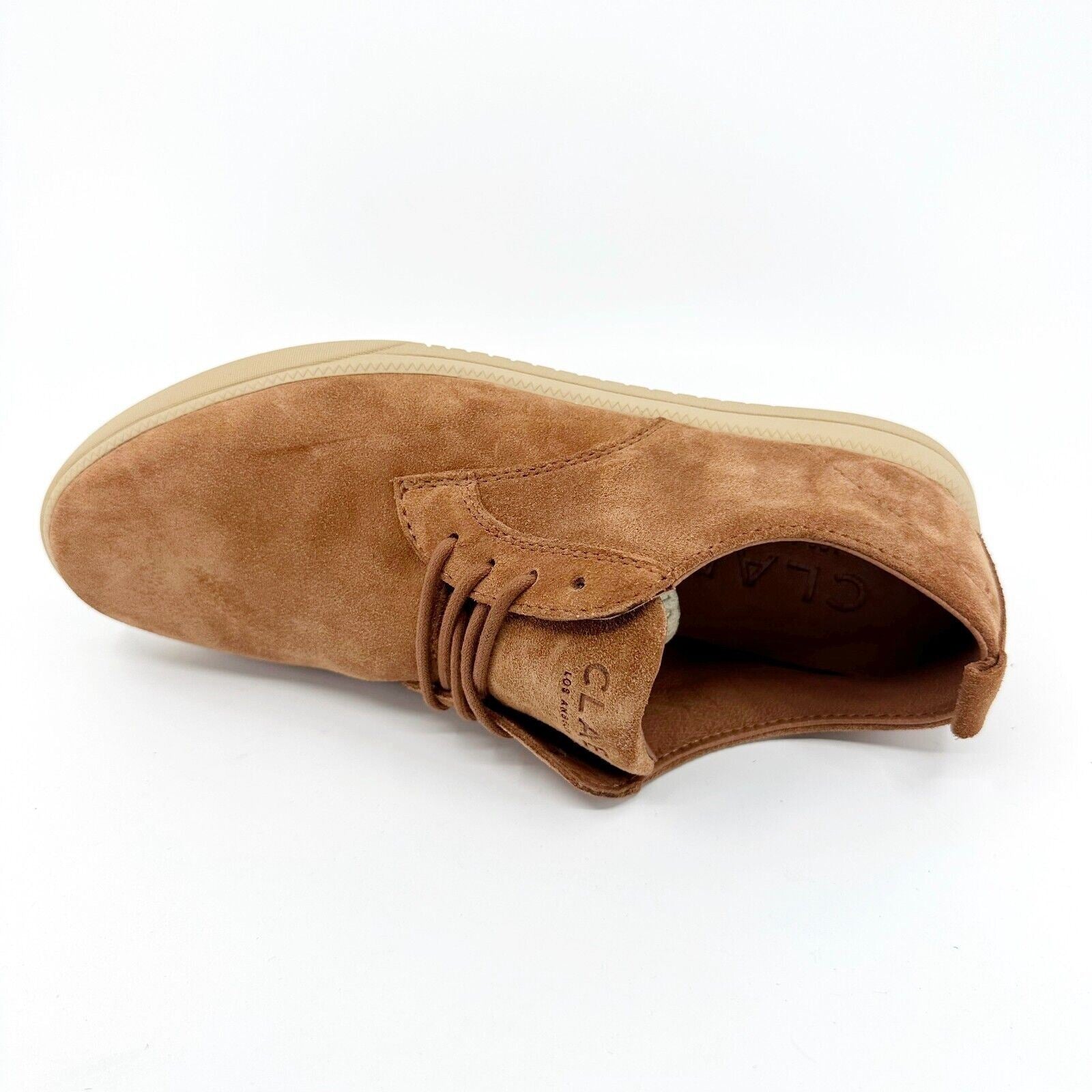 Clae Ellington Blowfish Brown Mens Casual Suede Premium Sneakers