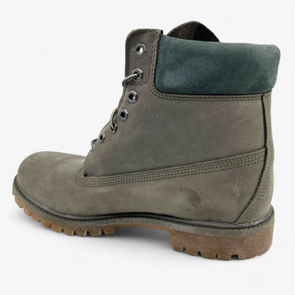 Timberland 6 Inch Premium Gray Mens Boot Waterproof Combat
