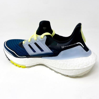 Adidas Ultraboost 21 COLD.RDY Navy White Yellow Womens Running Shoes S23754