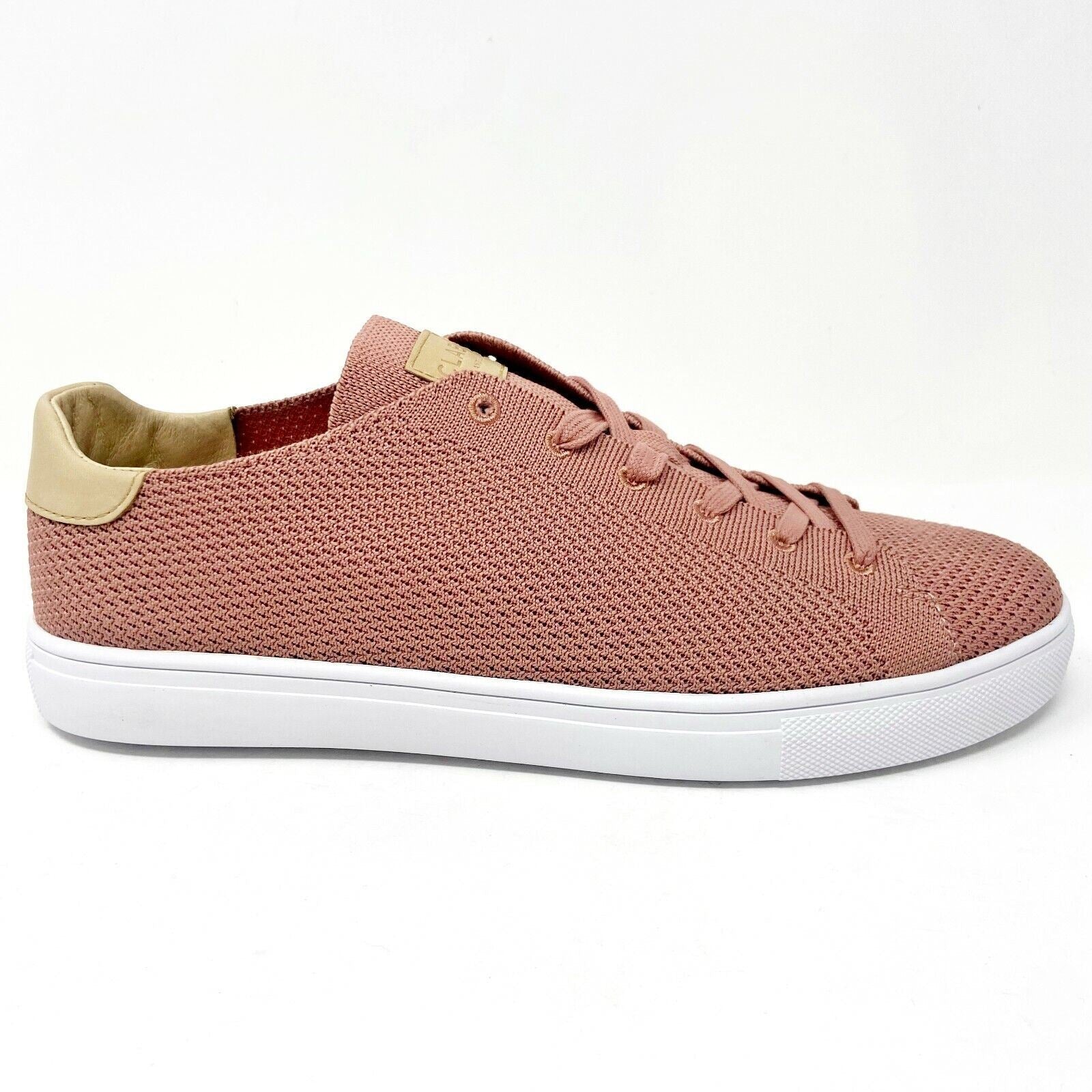 Clae Bradley Knit Rose White Mens Premium Casual Sneakers